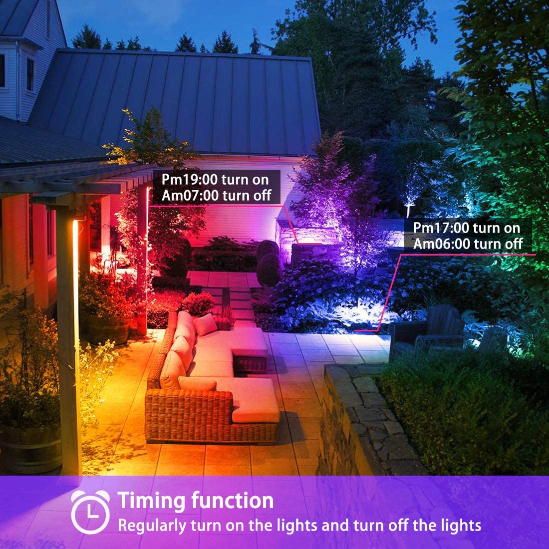 holofotes LED 35W RGB