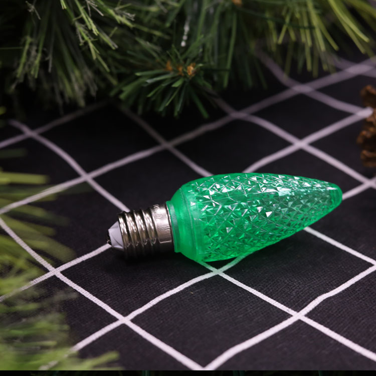 UL verde do bulbo do Natal dos bulbos da substituição do diodo emissor de luz de C9 Minleon impermeável