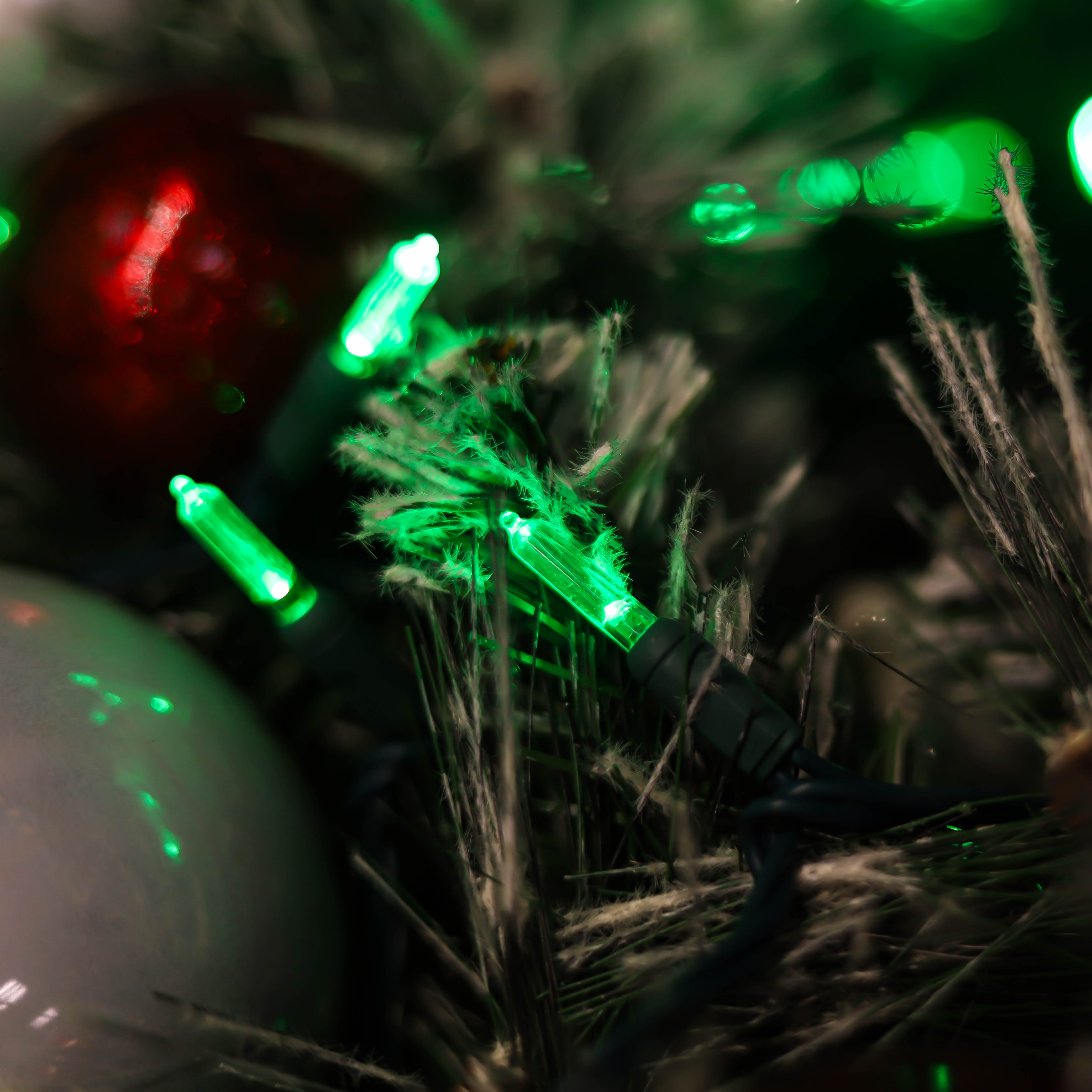 Luzes de cordas LED de Natal verde ul T5