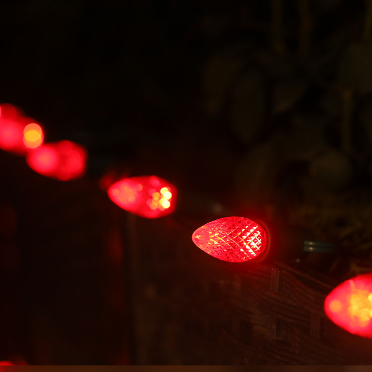 Lâmpadas de reposição LED vermelhas à prova d'água para ambientes internos e externos