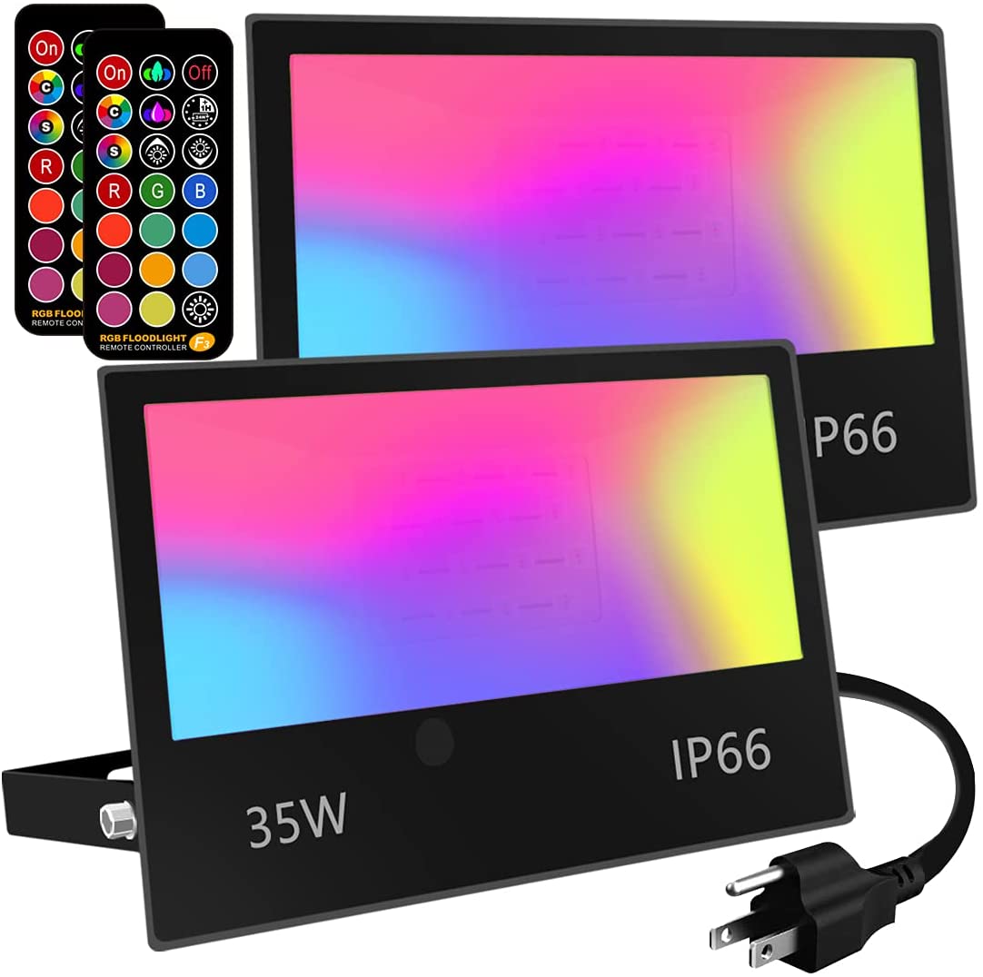holofotes LED 35W RGB