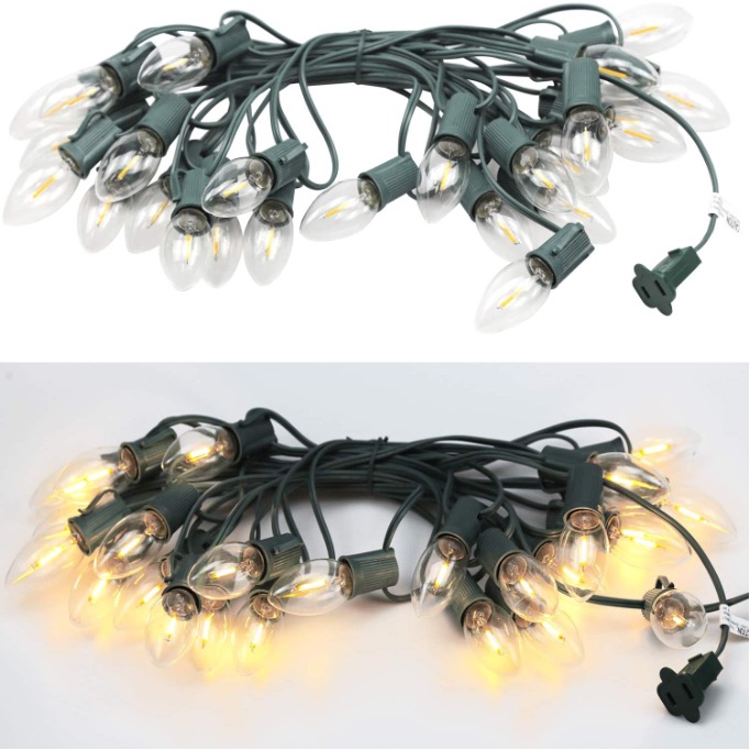 Lâmpadas LED de filamento C9 E17