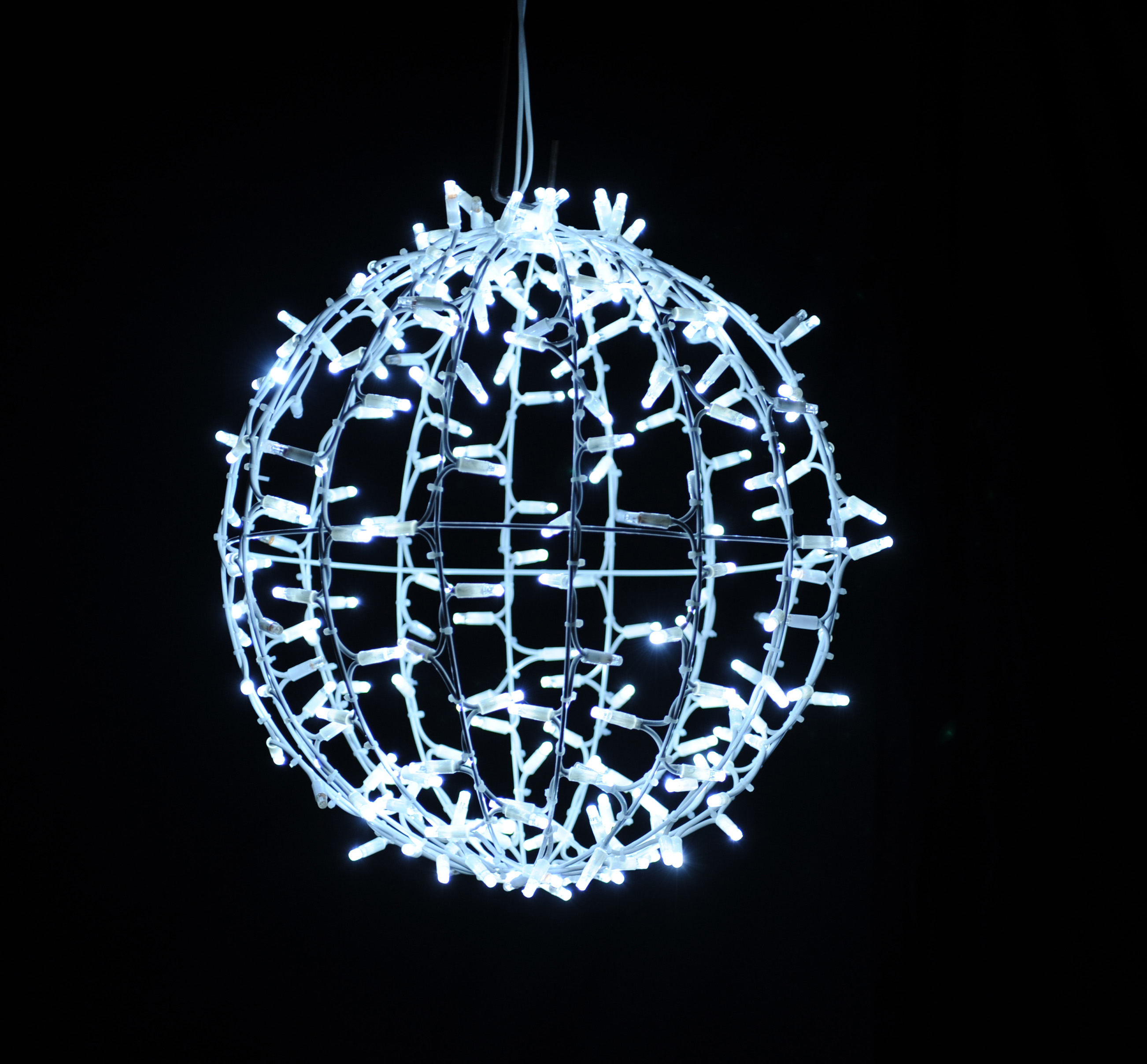 Luzes de motivos de esfera de Natal à prova d'água