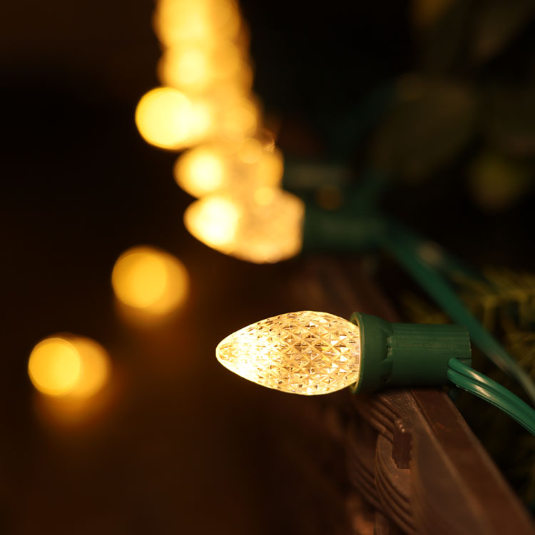 Minleon, 120V UL, lâmpadas LED brancas quentes à prova d'água reguláveis