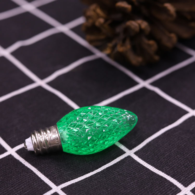 C7 Minleon LED Lâmpadas de reposição Verde Lâmpada de Natal UL à prova d'água externa