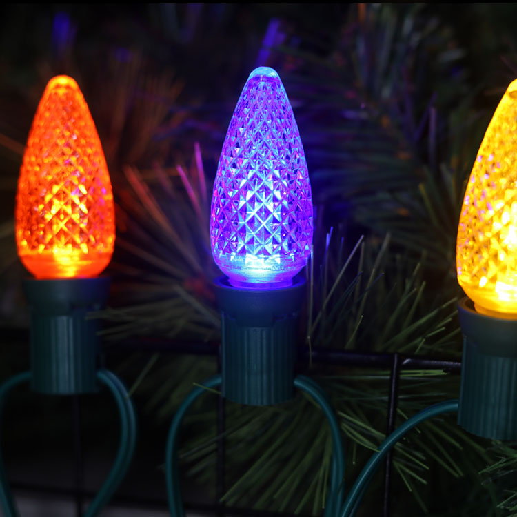 UL C9 Minleon LED Lâmpadas de substituição Multi Lâmpada de Natal