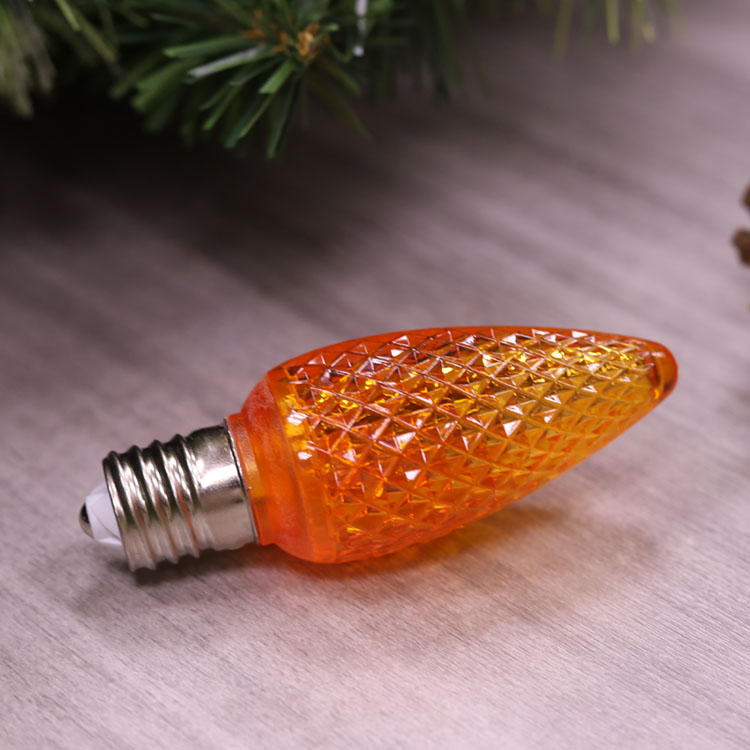 lâmpadas alaranjadas comerciais da substituição do Natal Dimmable do UL C9 E17 de 120V