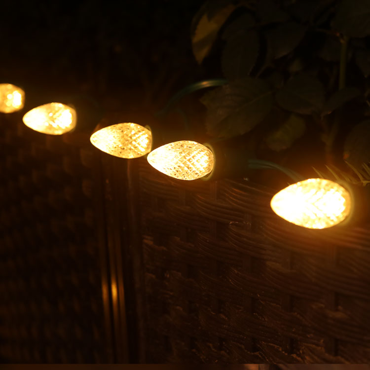 Minleon, 120V UL, lâmpadas LED brancas quentes à prova d'água reguláveis