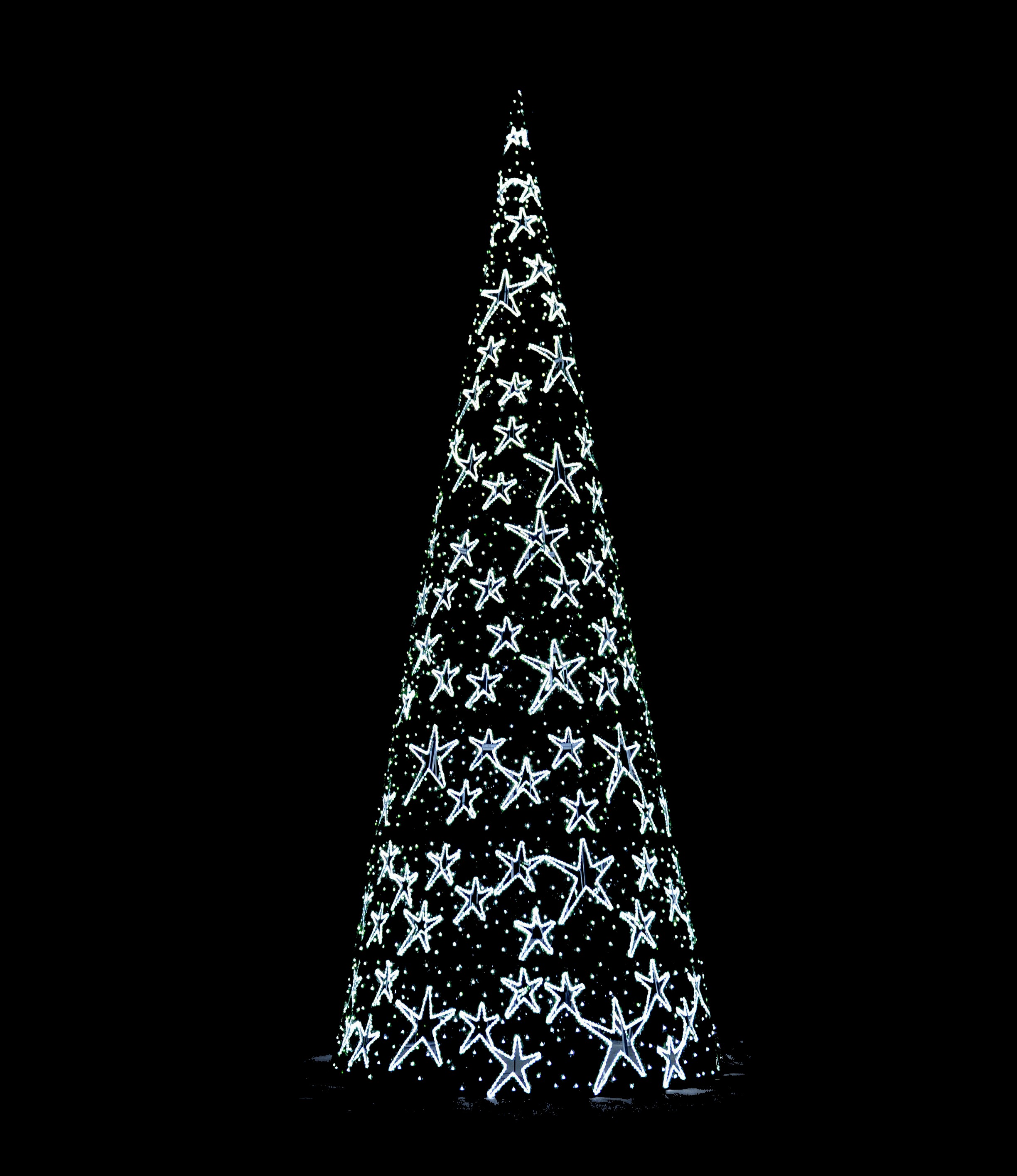 Luzes de motivos de árvore de Natal ao ar livre UL