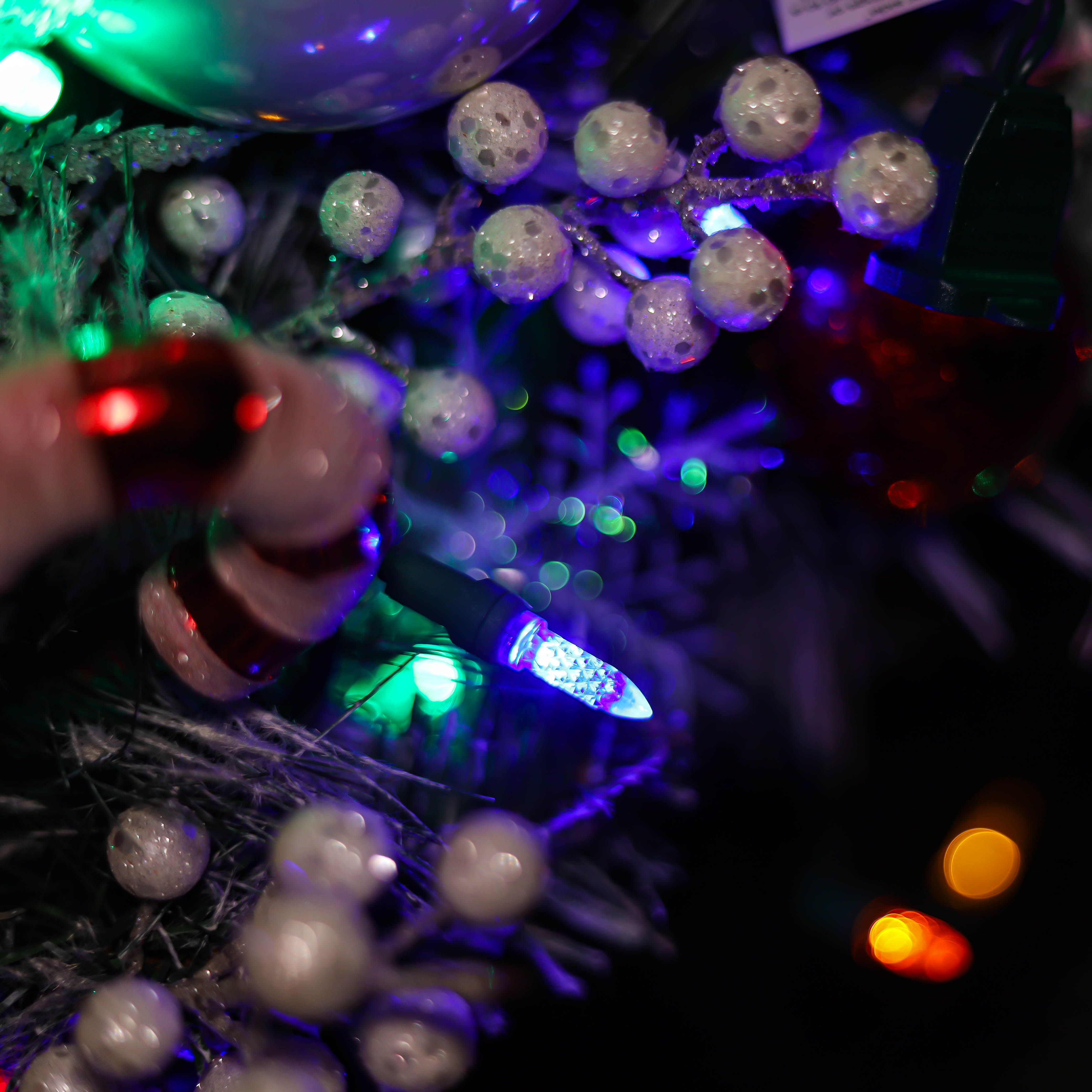 M5 Ul Luzes de cordas LED multi -natal