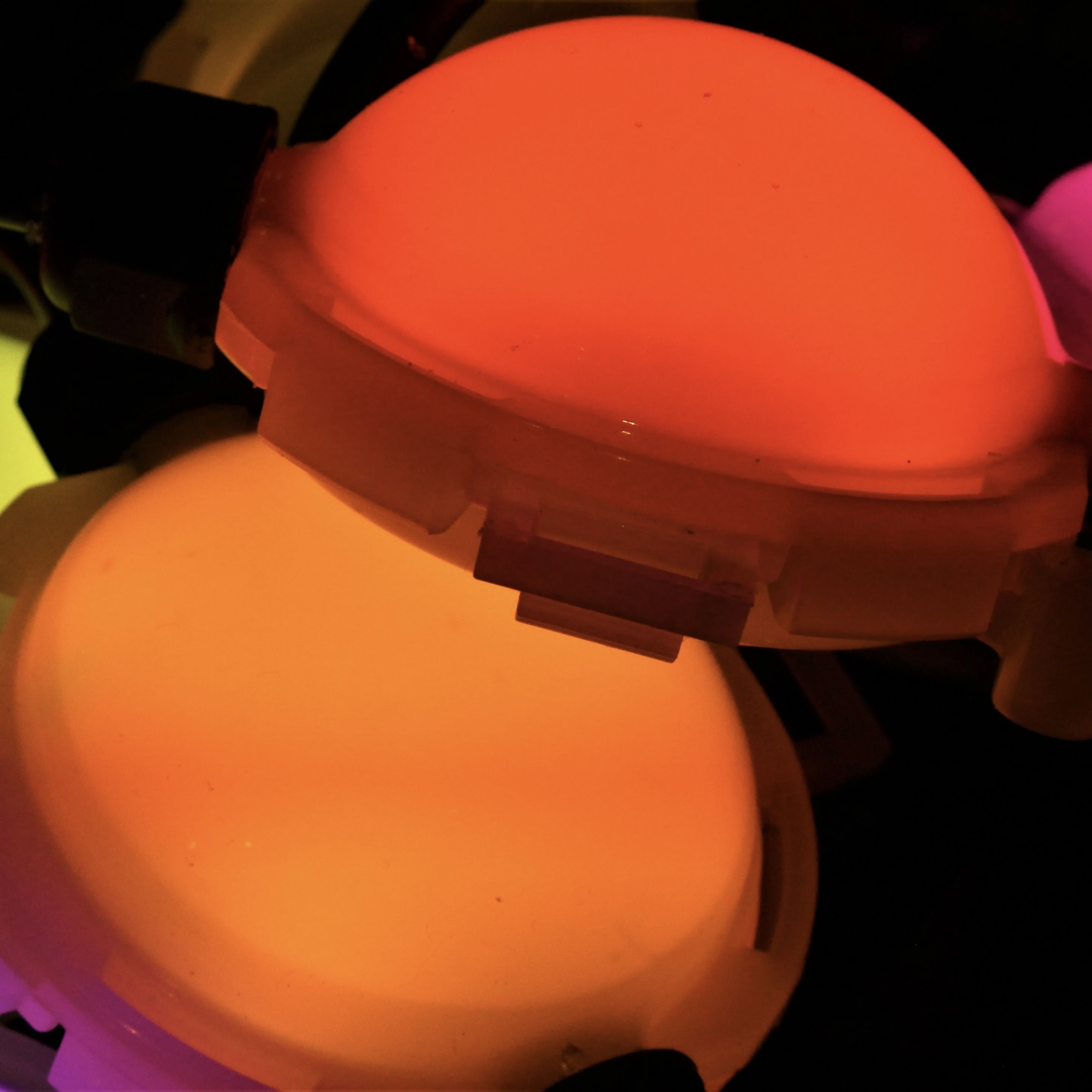 Luz de pixel de cúpula RGB à prova d'água 24V