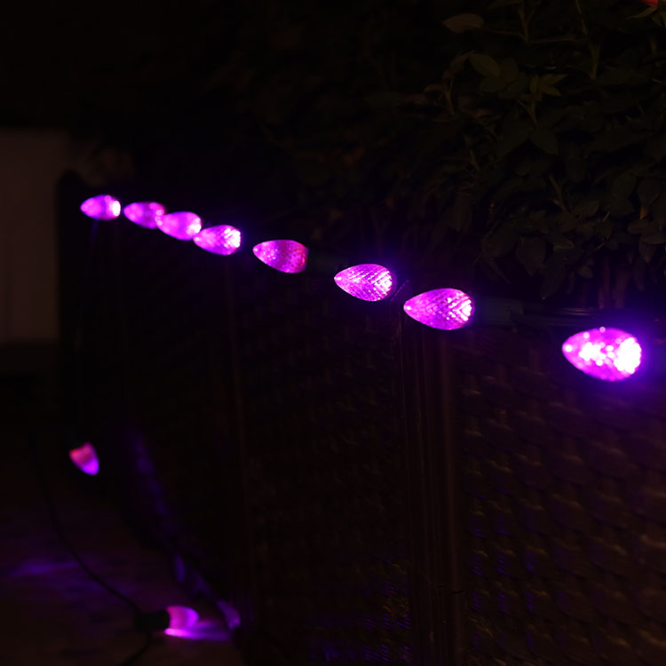 Bulbos de substituição de LED de 120V UL Purple C7