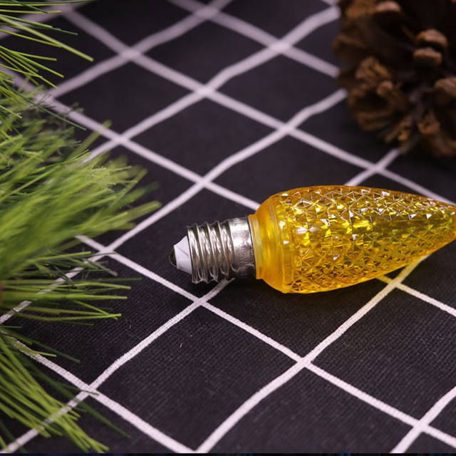 Lâmpadas LED amarelas de reposição UL C9 Minleon 