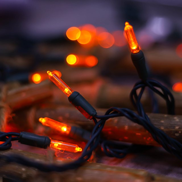 T5 Ul Orange Christmas Led String Lights