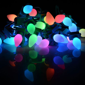 Corda de luz opaca à prova d'água RGB C7 UL CE