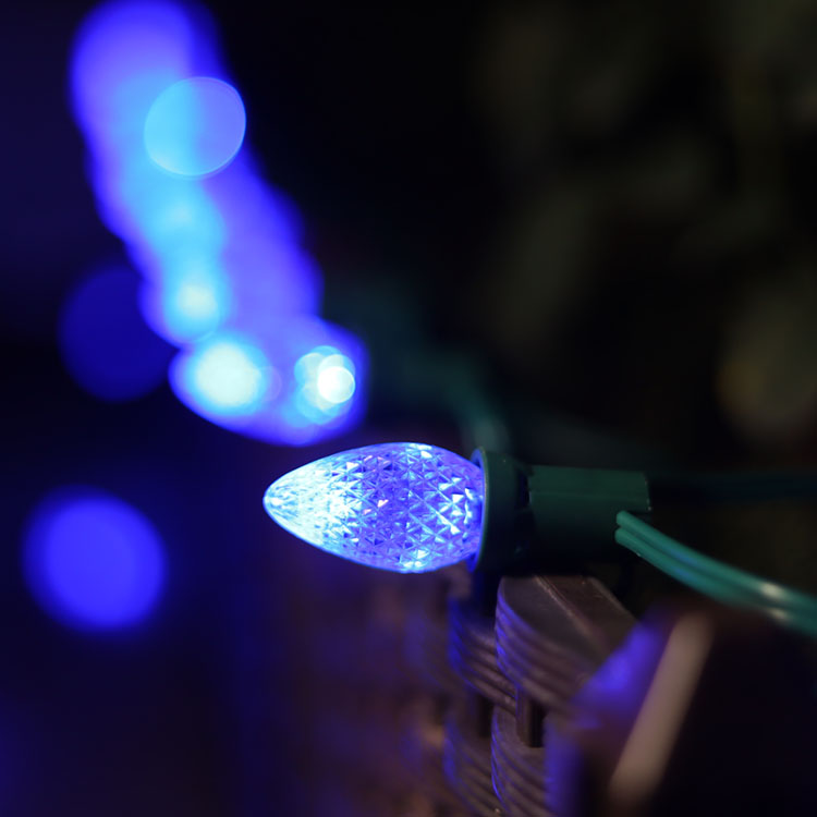  Lâmpadas de reposição LED azuis IP64 de grau comercial