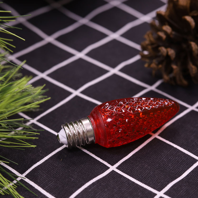 Minleon C9 LED Lâmpadas de reposição de Natal LED vermelho 