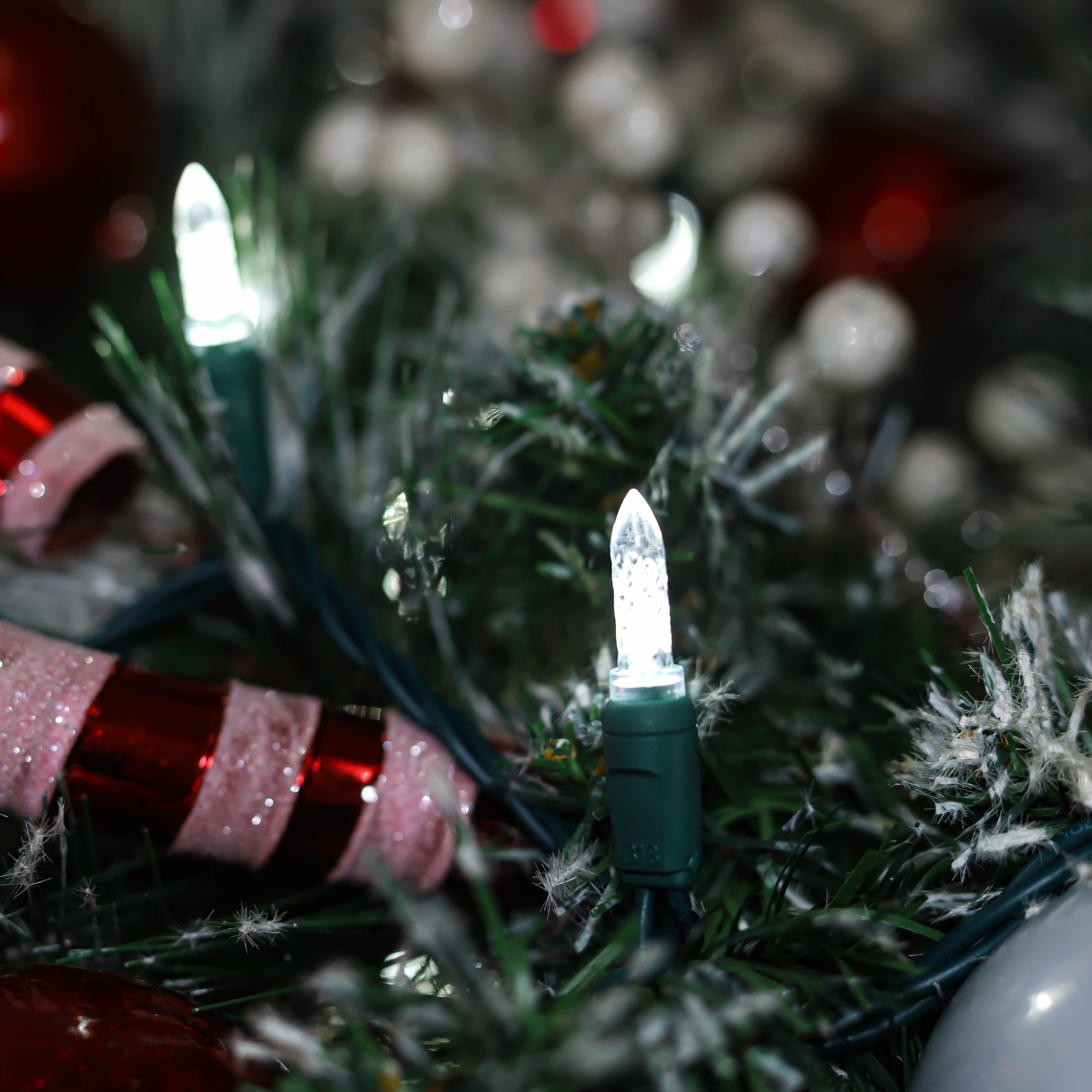 M5 UL Luzes de LED de Natal branco frio