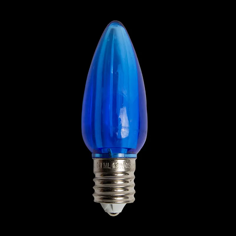 Lâmpada LED Transparente C9 Azul