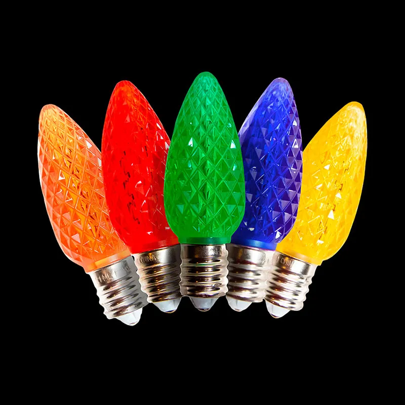 UL C9 Minleon LED Lâmpadas de substituição Multi Lâmpada de Natal