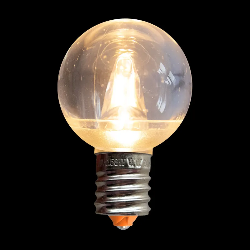 UL Sun Warm White impermeável G40 E17 Minleon LED lâmpada transparente 