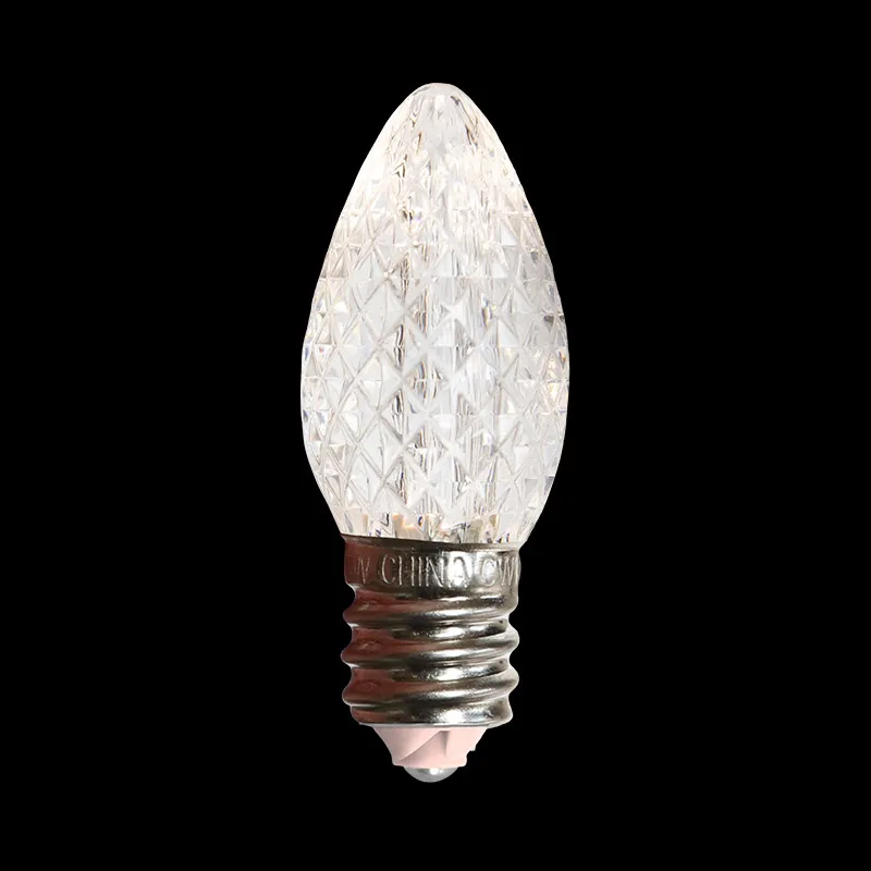 Lâmpada LED Facetada C7 – Branco Puro