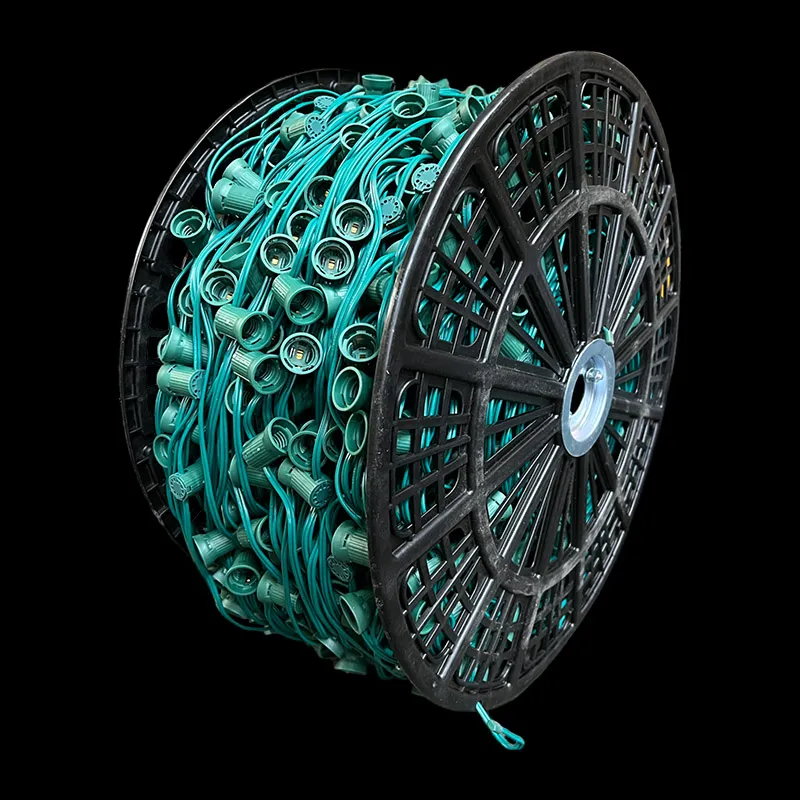 Cabo de soquete 1000′ C9 SPT-1 24″ Espaçamento – Verde