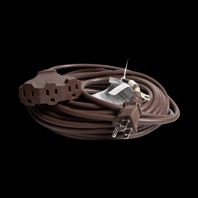 Cabo de extensão Triple Tap 100′ – Marrom