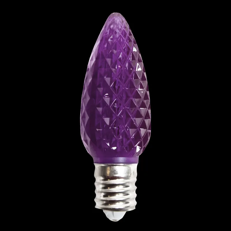 Lâmpada LED Facetada C9 V2 – Roxa