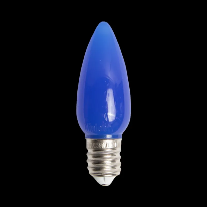 Lâmpada LED C9 Opaca Azul
