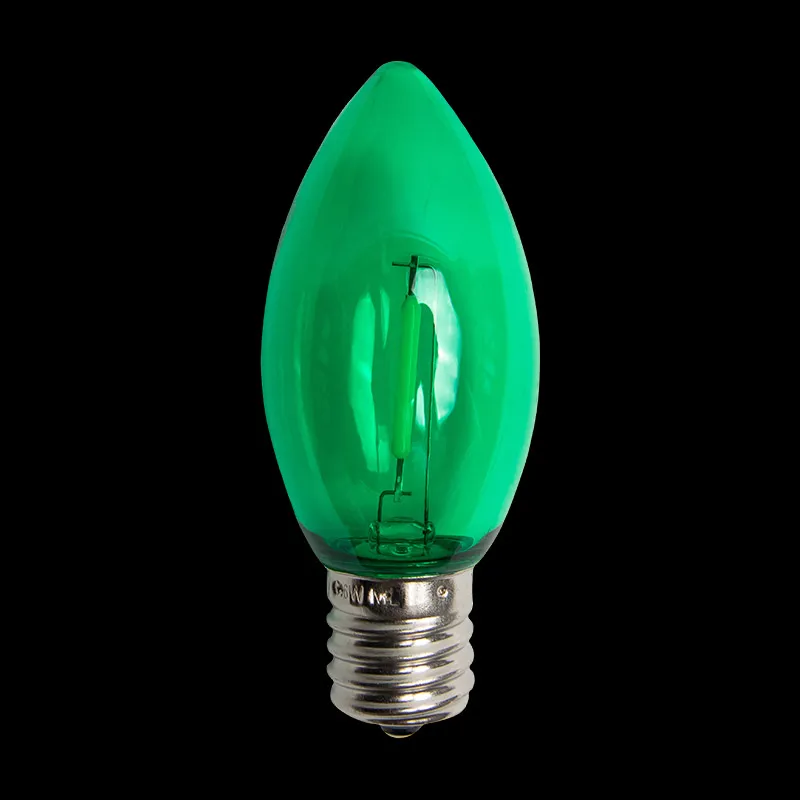 Lâmpada de filamento LED C9 – Verde