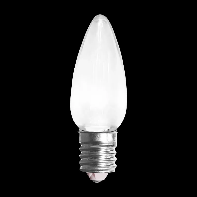 Lâmpada LED C9 Transparente Branco Puro