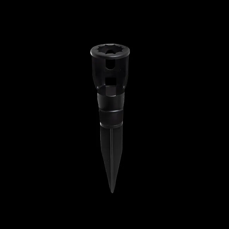 Topo Círculo de Estaca Terrestre C9 de 5″ - Preto