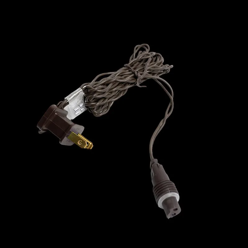 Cabo de alimentação coaxial 6′ - marrom