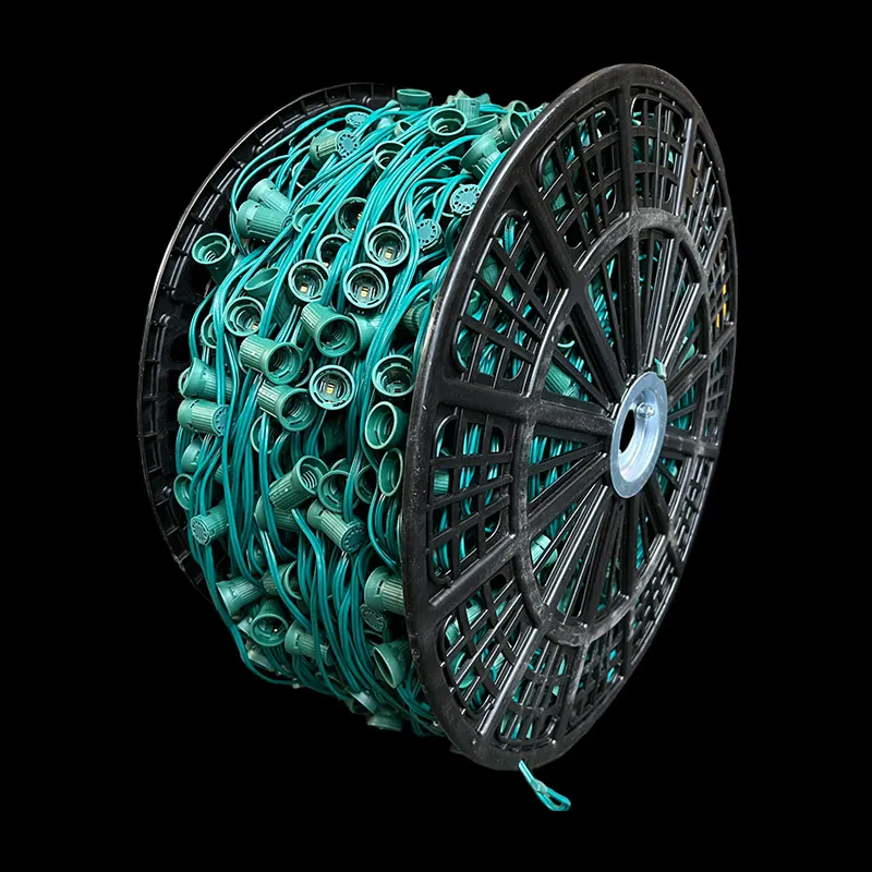 Cabo de soquete 1000′ C9 SPT-2 15″ Espaçamento – Verde