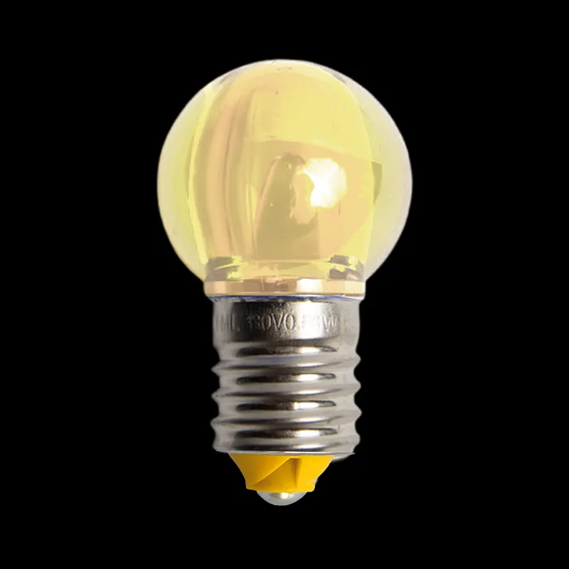 130V UL G30 E17 Sun transparente liso e lâmpadas LED brancas quentes