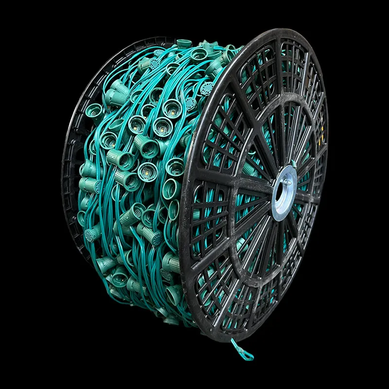 Cabo de soquete 1000′ C7 SPT-1 12″ Espaçamento – Verde