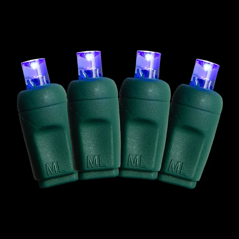 a corda azul do Natal do diodo emissor de luz de 50L 5MM ilumina exterior impermeável